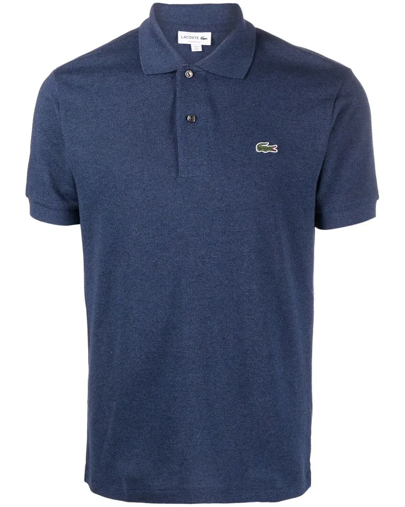 Lacoste Poloshirt mit Logo-Patch - Blau Blau