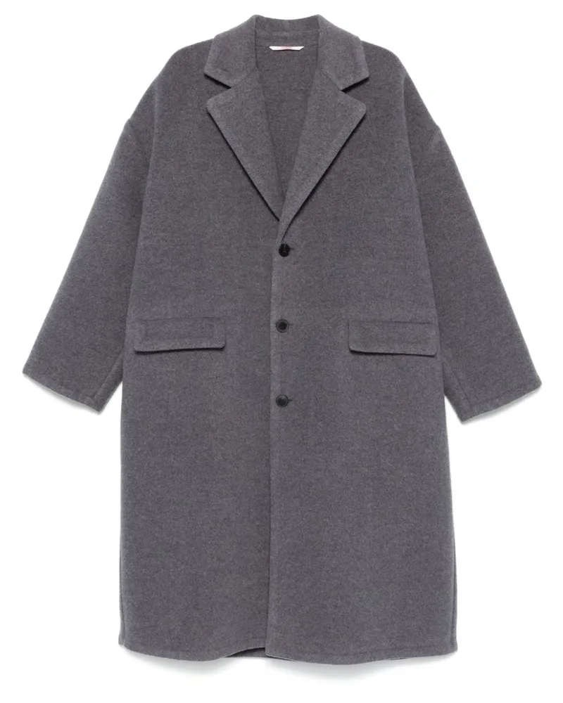 Valentino Garavani Einreihiger Mantel - Grau Grau