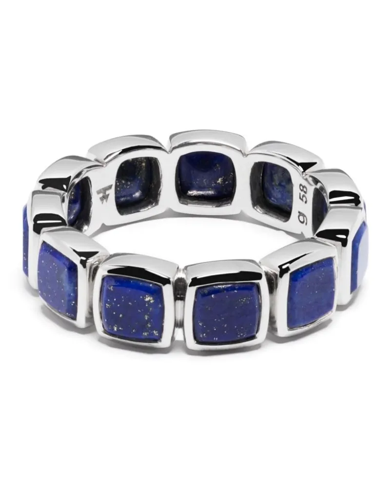 Tom Wood Ring aus Sterlingsilber mit Lapislazuli Silber