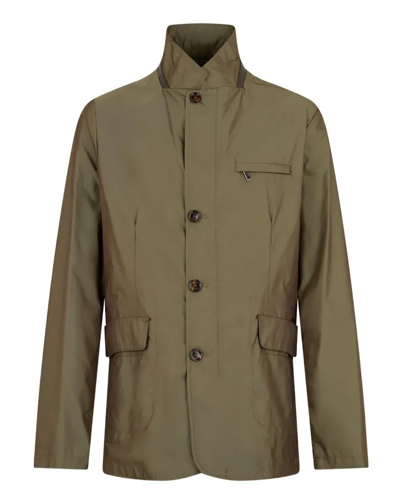 MOORER button-front pocket jacket - Grün Grün