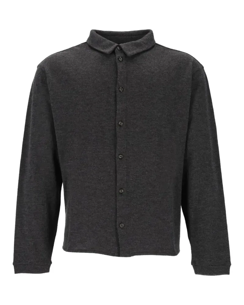 Giorgio Armani Hemd aus Kaschmir - Grau Grau