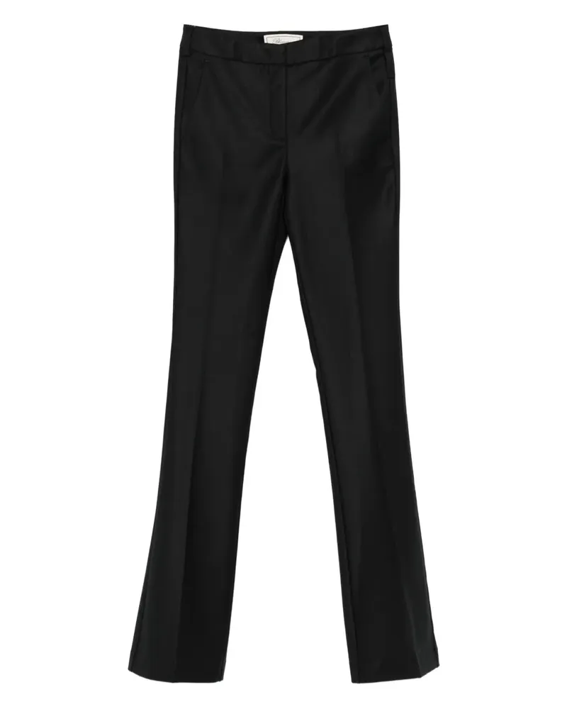 Blumarine Gerade Hose mit eingefassten Taschen - Schwarz Schwarz