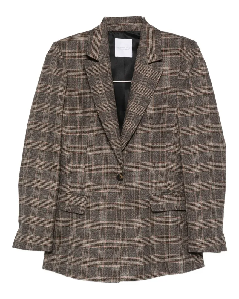CENERE GB check-print blazer - Braun Braun