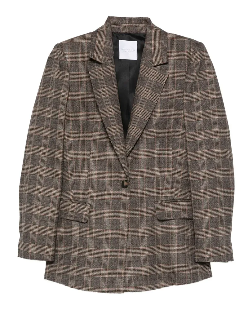 CENERE GB check-print blazer - Braun Braun