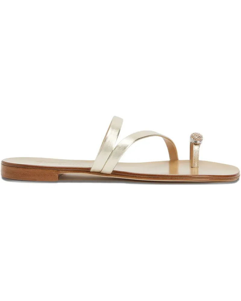 Giuseppe Zanotti Febe Sandalen mit Kristallverzierung - Gold Gold