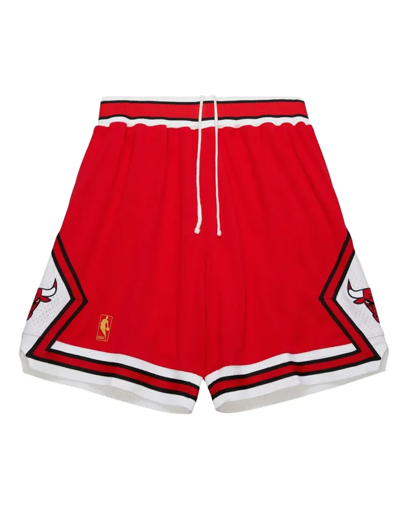 Mitchell & Ness NBA Chicago Bulls 1996-97 Shorts mit Kordelzug - Rot Rot