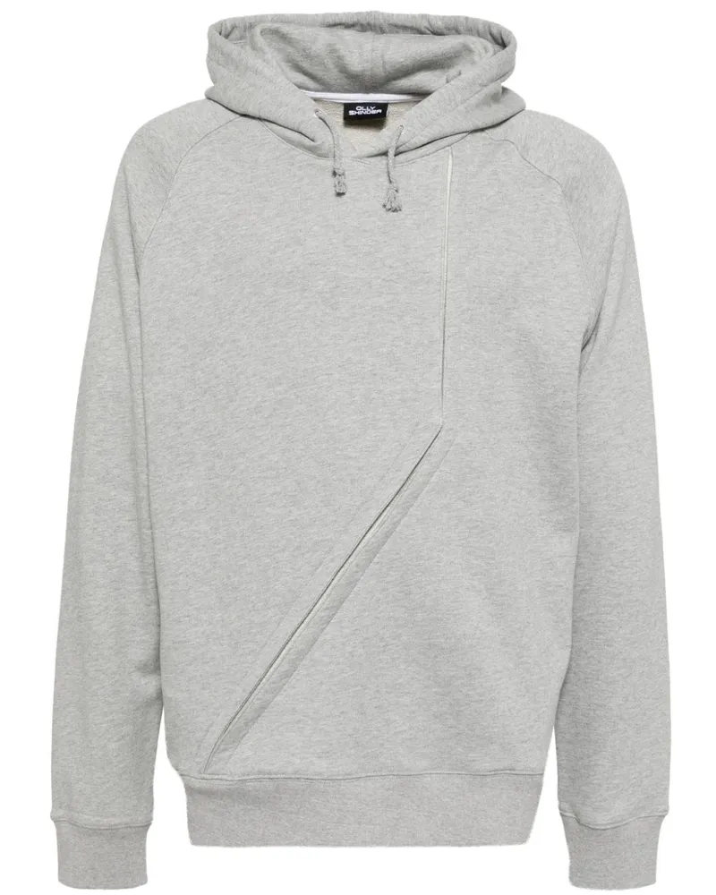 Olly Shinder Hoodie mit Schlitz - Grau Grau