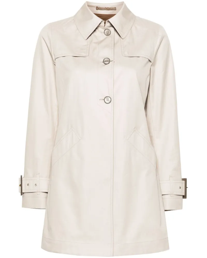 Herno mid-length cotton parka Nude