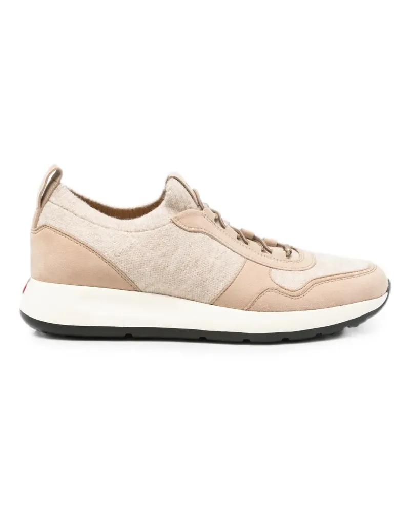 TOD'S Red Dot socks sneakers in knit and suede - Nude Nude