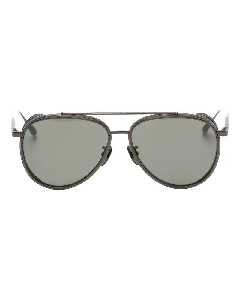 Linda Farrow Cortes pilot-frame sunglasses - Braun Braun