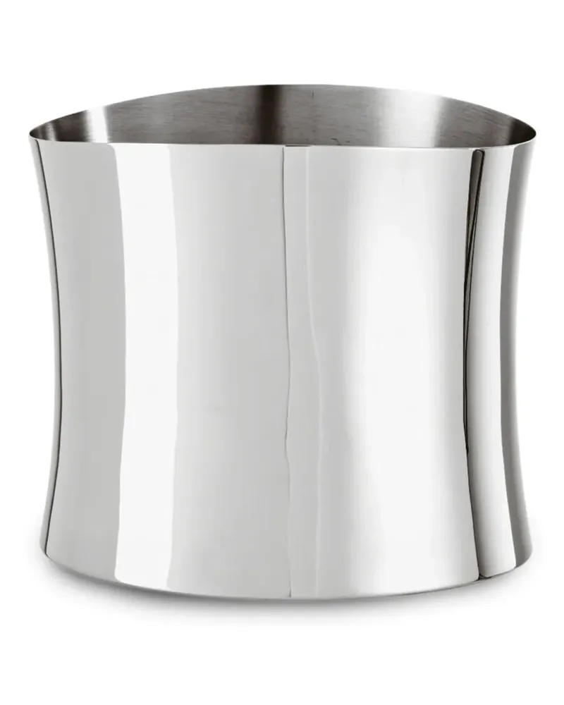 Sambonet Bamboo Weinkühler (24cm x 19,5cm x 20,3cm) - Silber Silber