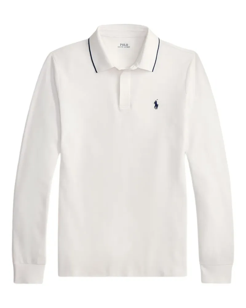 Ralph Lauren Langärmeliges Poloshirt - Weiß Weiß