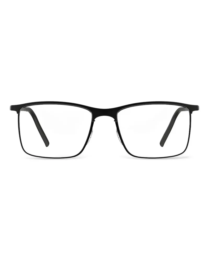 Silhouette Balanced Fusion rectangle-frame glasses - Schwarz Schwarz