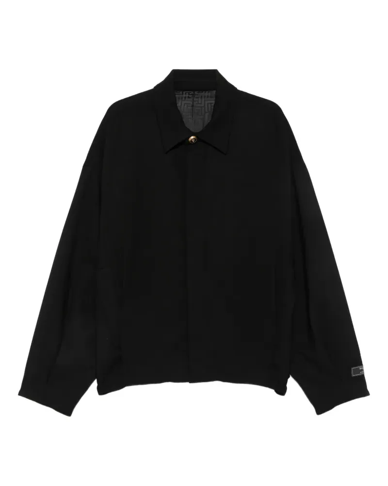Balmain Jacke mit Logo-Knöpfen - Schwarz Schwarz