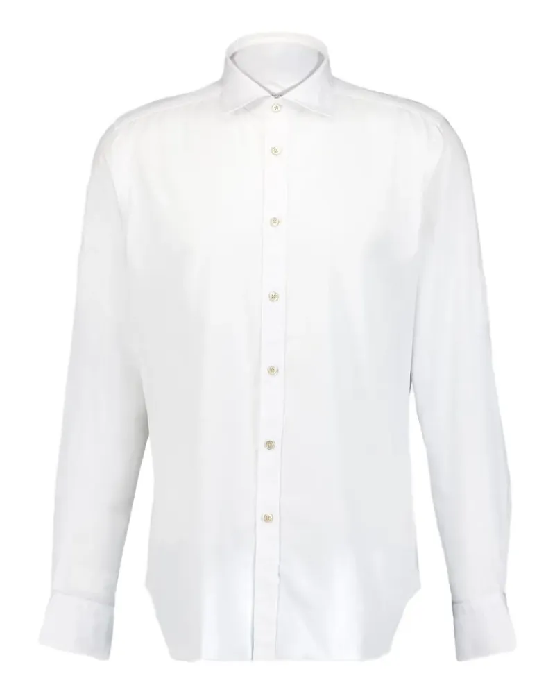 Boglioli Langärmeliges Hemd - 0101 WHITE 0101