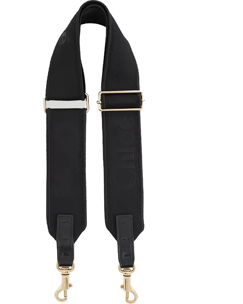 Chloé Verstellbare Logo-Riemen - Schwarz Schwarz