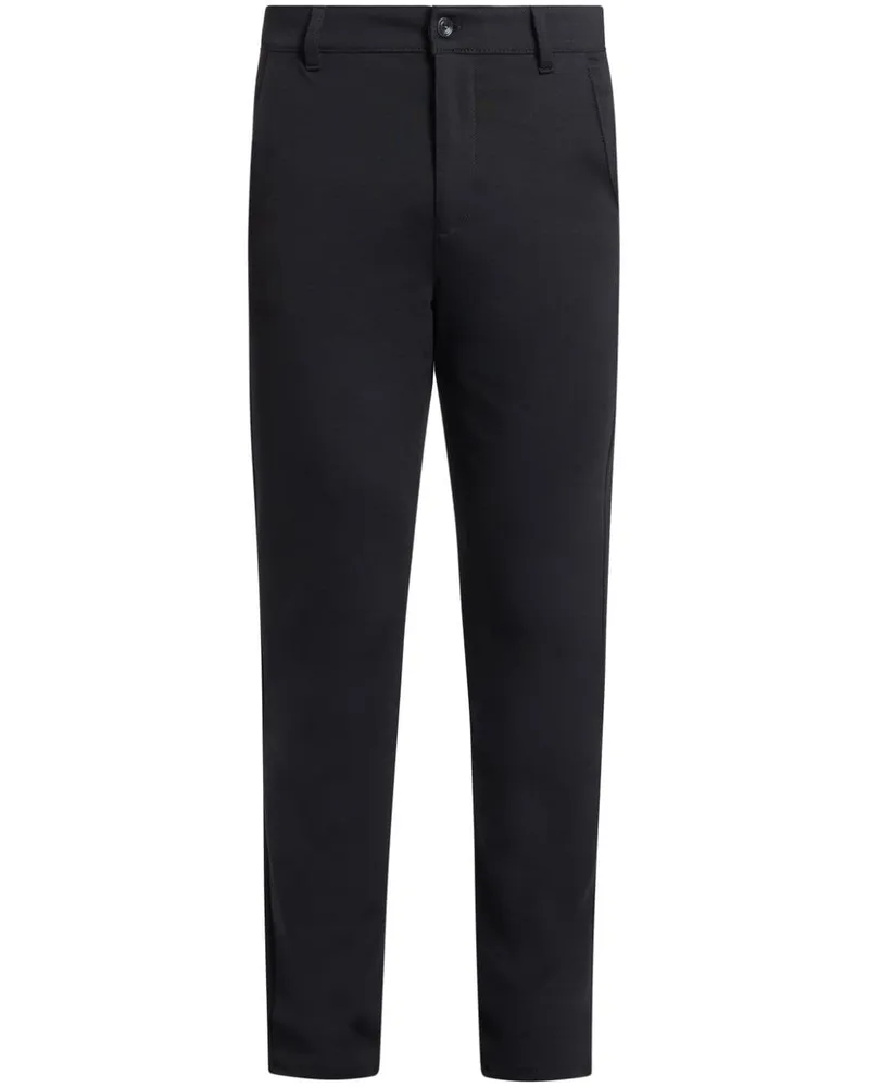 7 for all mankind Chino mit geradem Bein - Schwarz Schwarz
