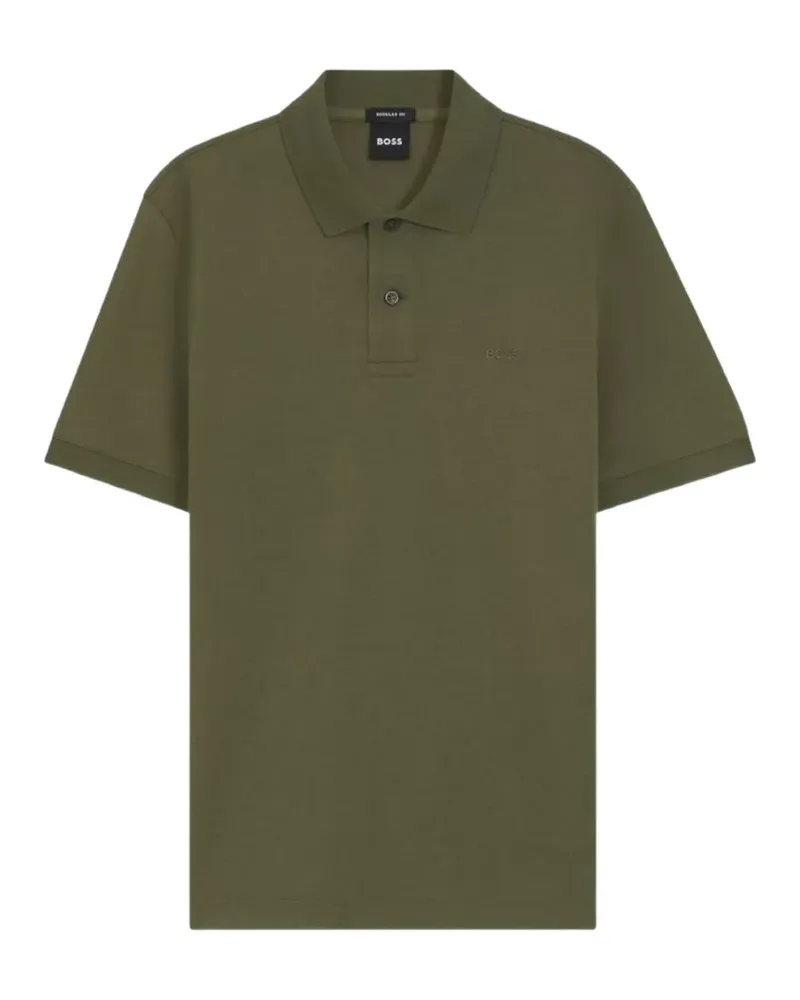 HUGO BOSS Pallas Poloshirt mit Logo-Stickerei - Grün Grün