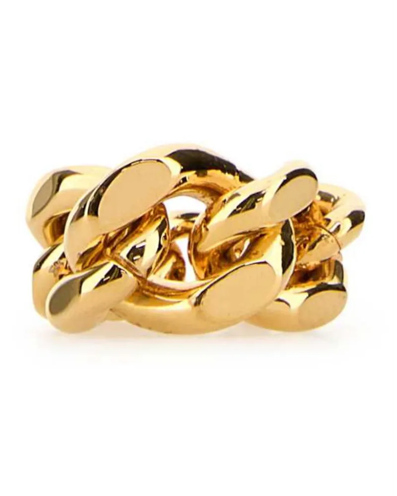 Jil Sander Ring in Kettenoptik - Gold Gold