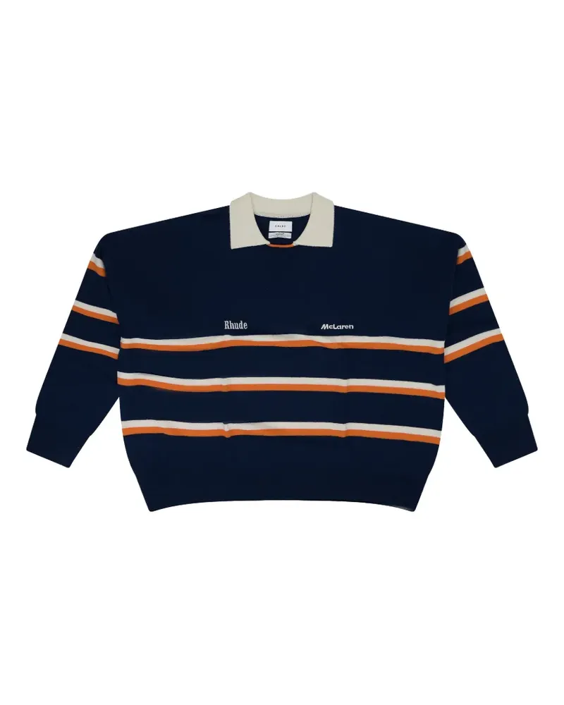 RHUDE striped top - Blau Blau