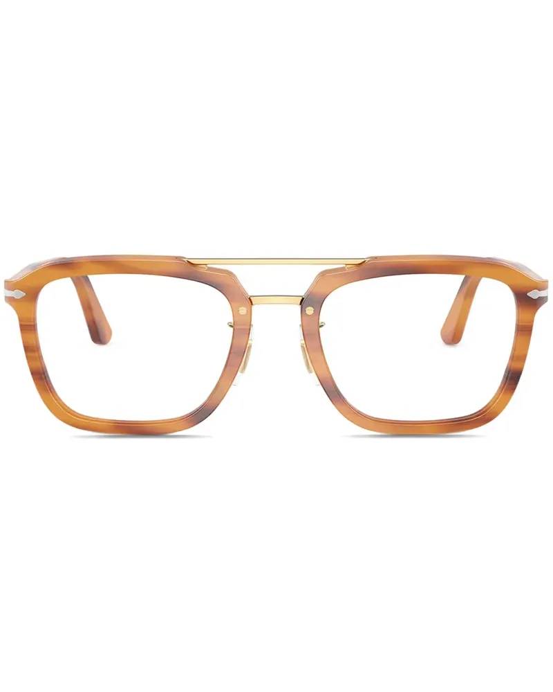 Persol Klassische Pilotenbrille - Braun Braun