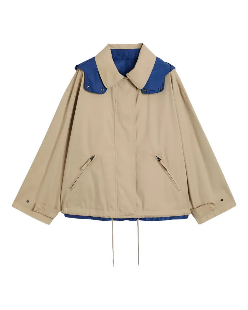 ASPESI reversible hooded jacket - Nude Nude