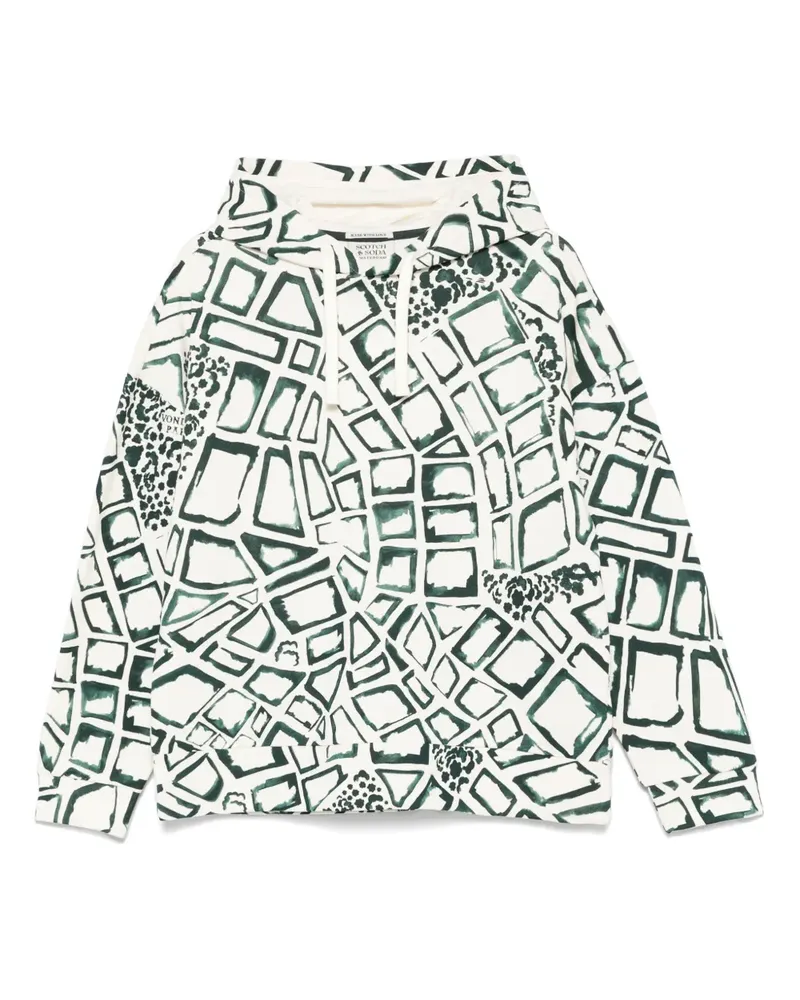 Scotch&Soda Hoodie mit Print - Nude Nude