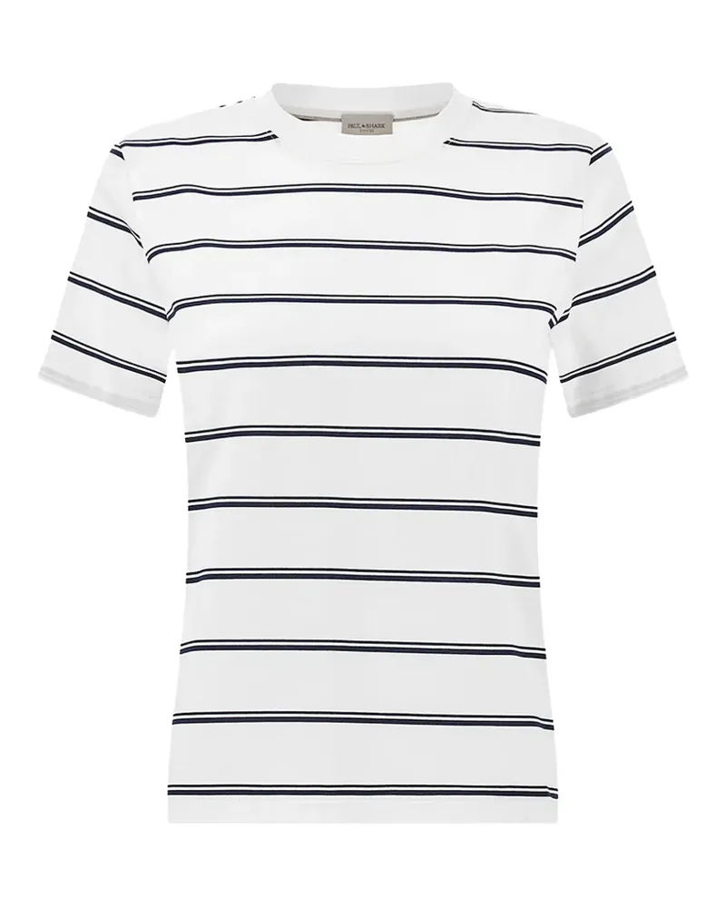 Paul & Shark striped cotton t-shirt - Nude Nude