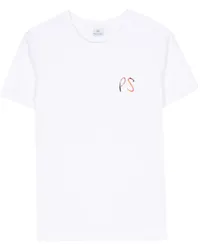 Paul Smith T-Shirt mit Logo-Print Weiß