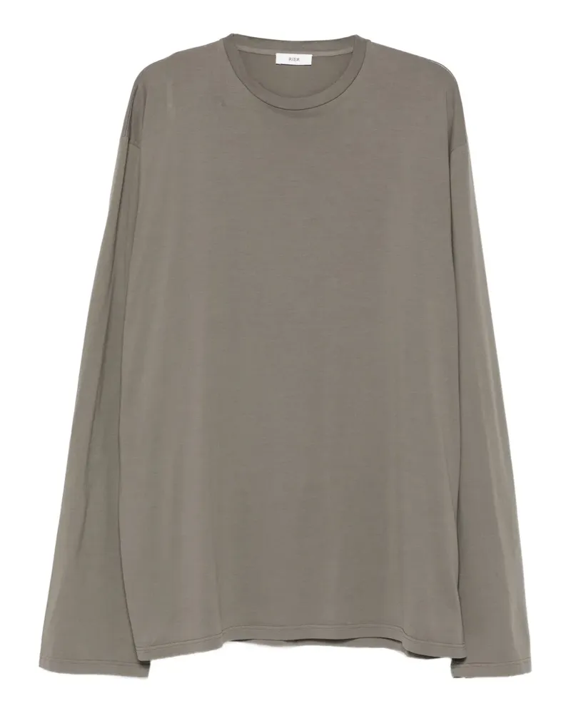 Rier Klassisches Langarmshirt - Grau Grau