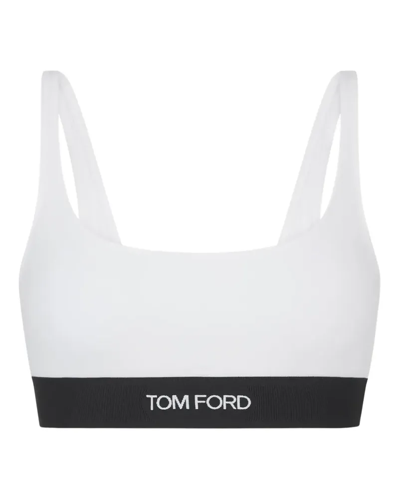 Tom Ford logo-detail bra - Weiß Weiß