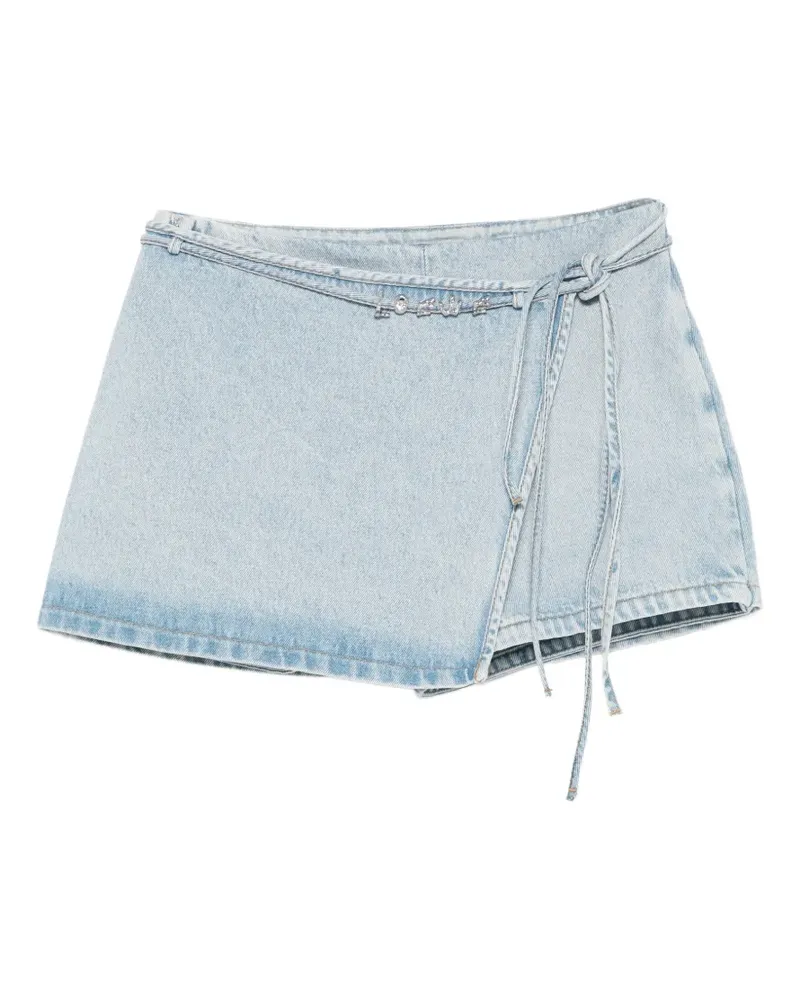 Loewe x Paula's Ibiza Shorts im Wickelstil - Blau Blau