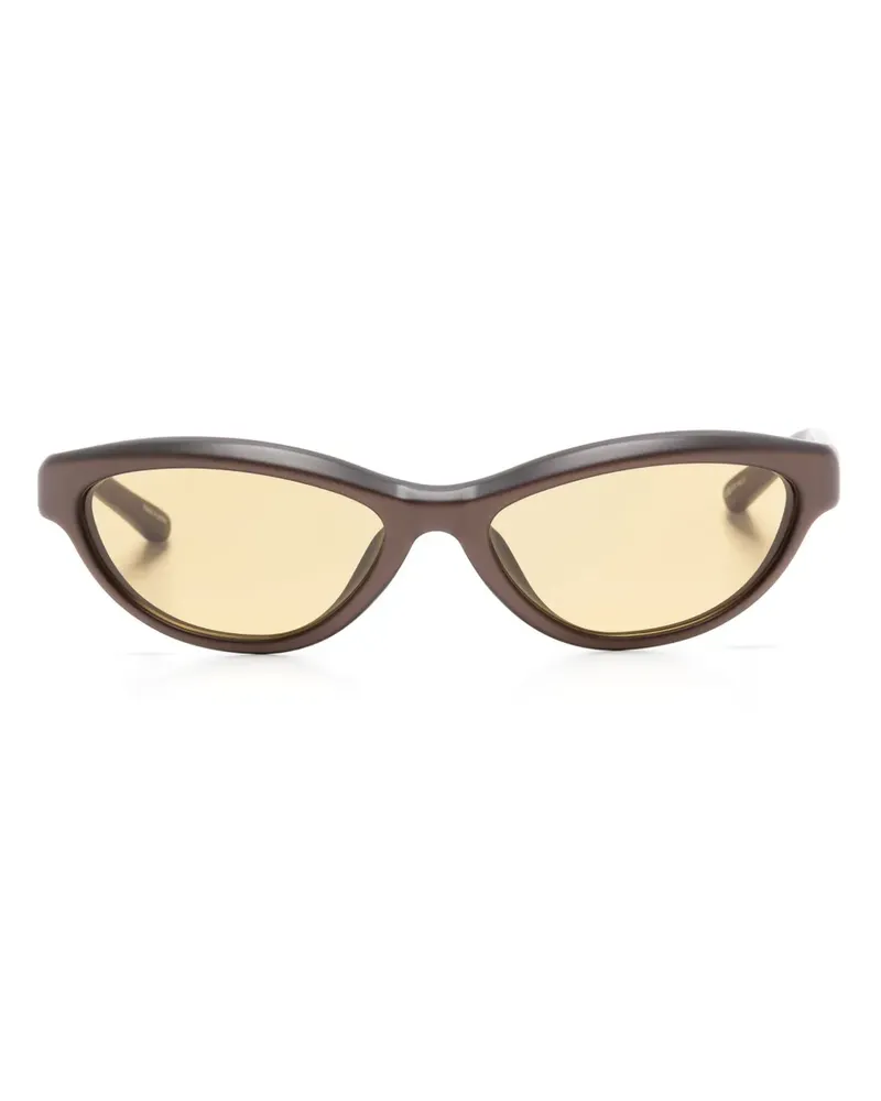 Jacquemus The Curvo Sonnenbrille - Braun Braun