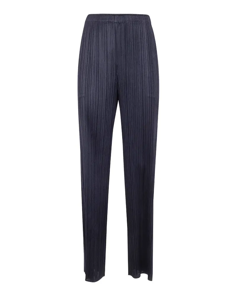 Issey Miyake Hose mit geradem Bein - Blau Blau