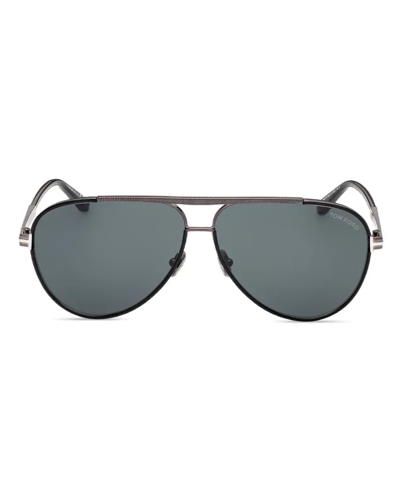 Tom Ford Sonnenbrille in Pilotendesign - Grau Grau