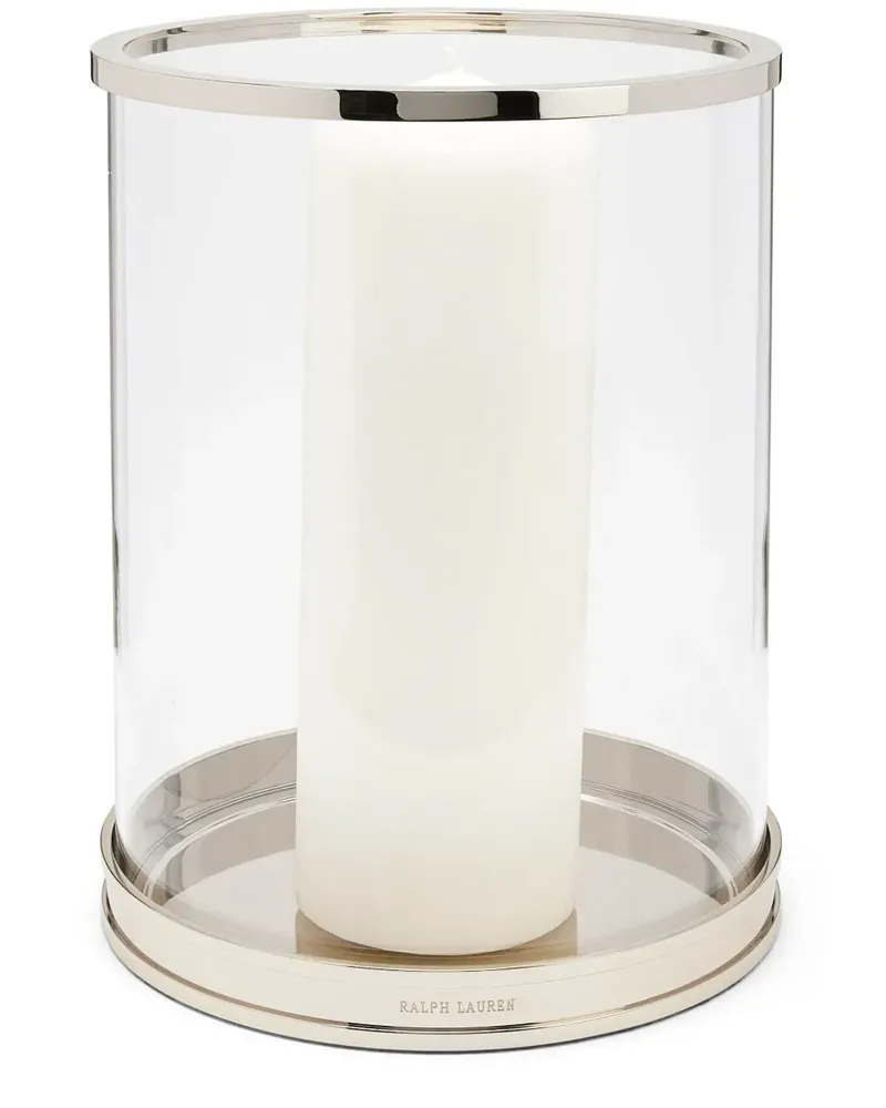 Ralph Lauren Home Modern Hurricane Kerzenhalter - Silber Silber