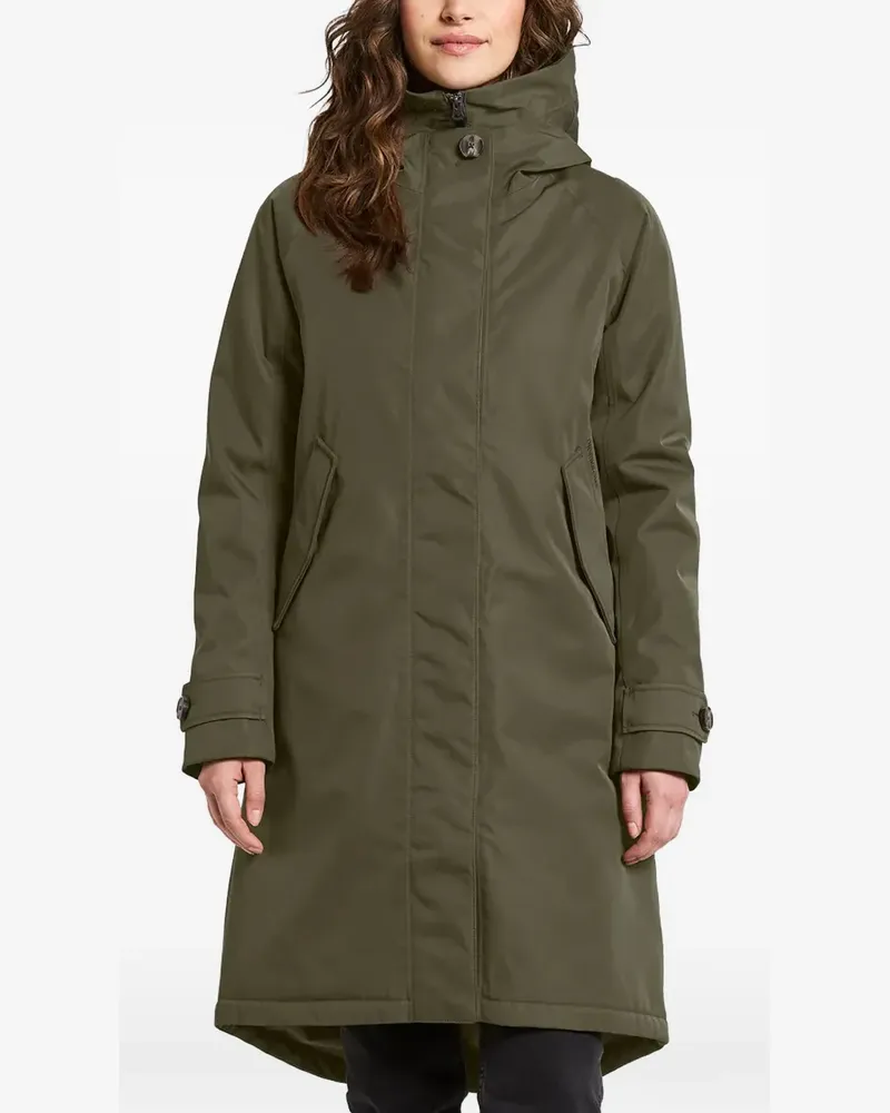 Didriksons 1913 Luna Kapuzenparka mit Raglanärmeln - Grün Grün