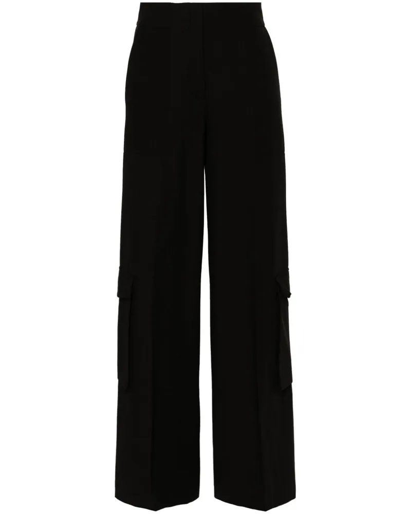 HUGO BOSS Cargohose im Tailoring-Look - Schwarz Schwarz