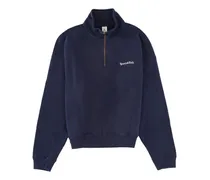 Sweatshirtjacke mit Reißverschluss - Blau