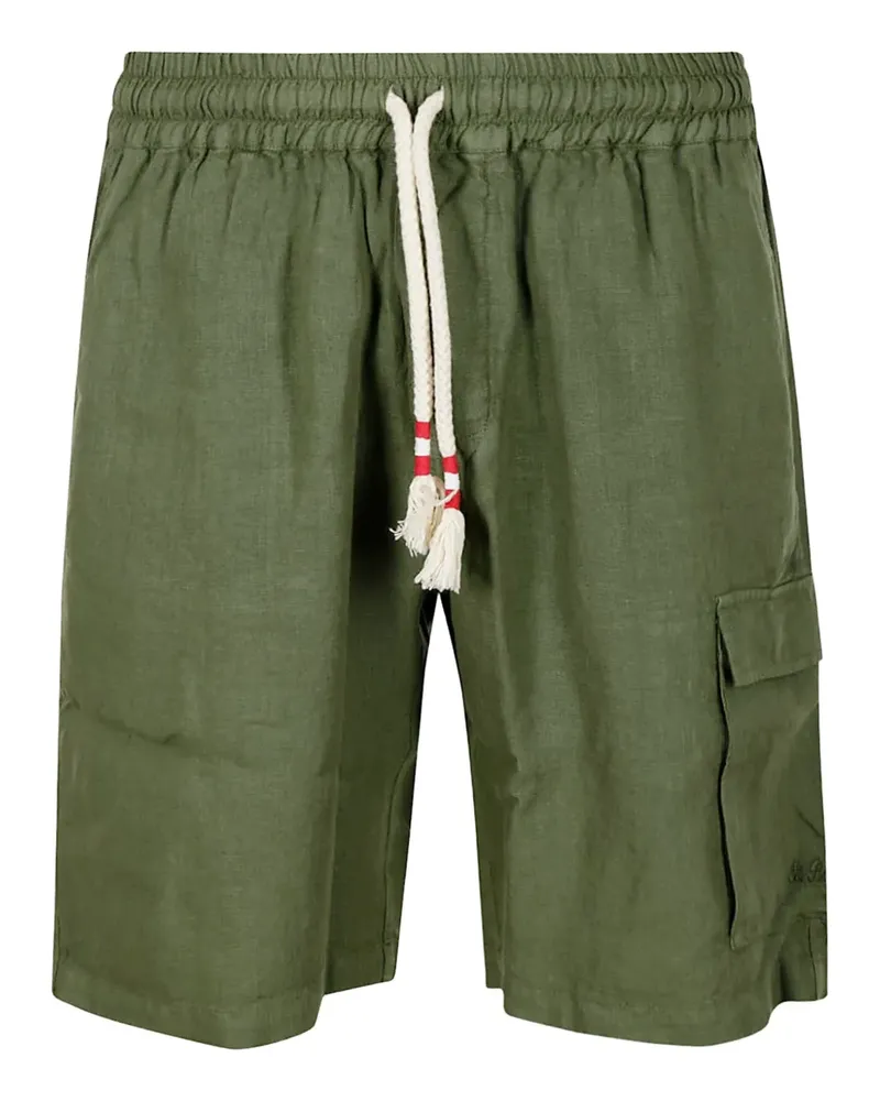 MC2 Saint Barth Cargo-Shorts aus Leinen - Grün Grün
