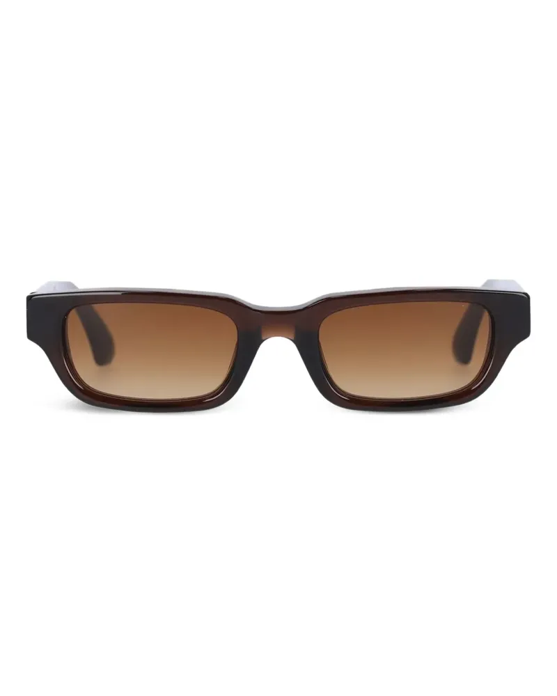 CHIMI Core 10 Sonnenbrille mit eckigem Gestell - Braun Braun