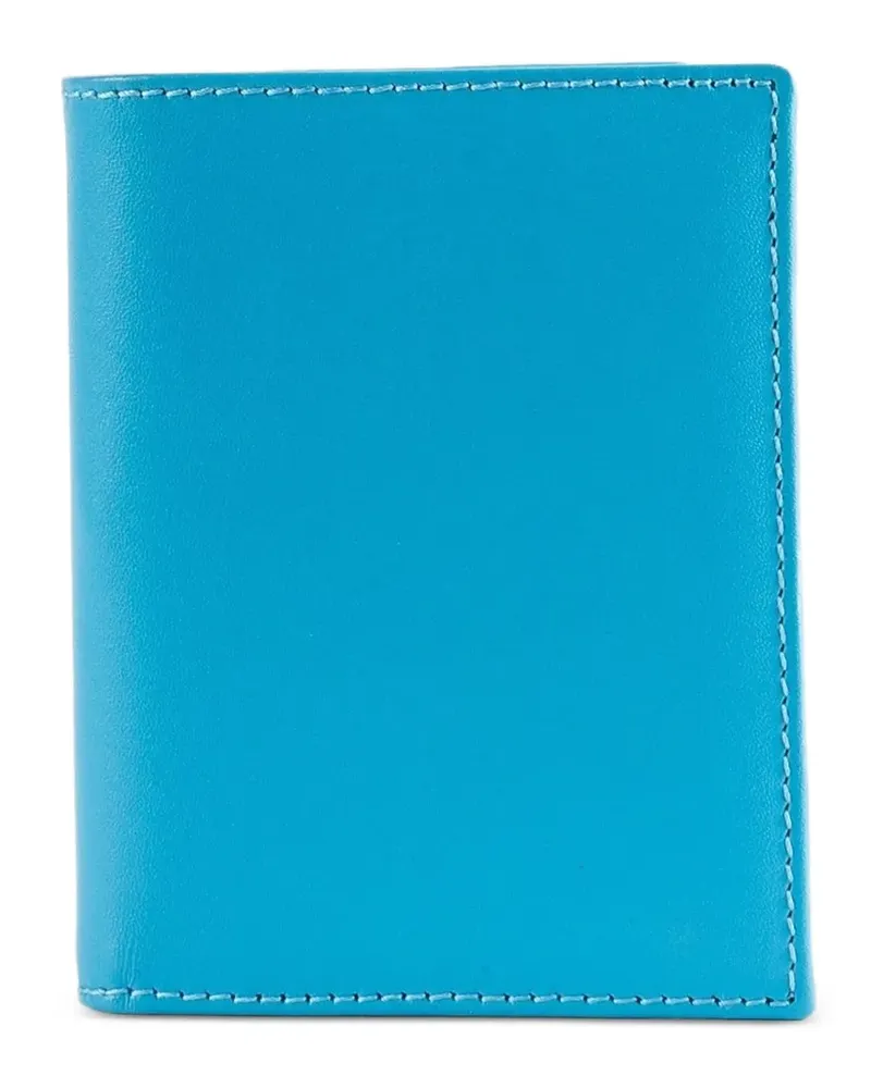 Comme des Garçons bi-fold leather wallet - Blau Blau
