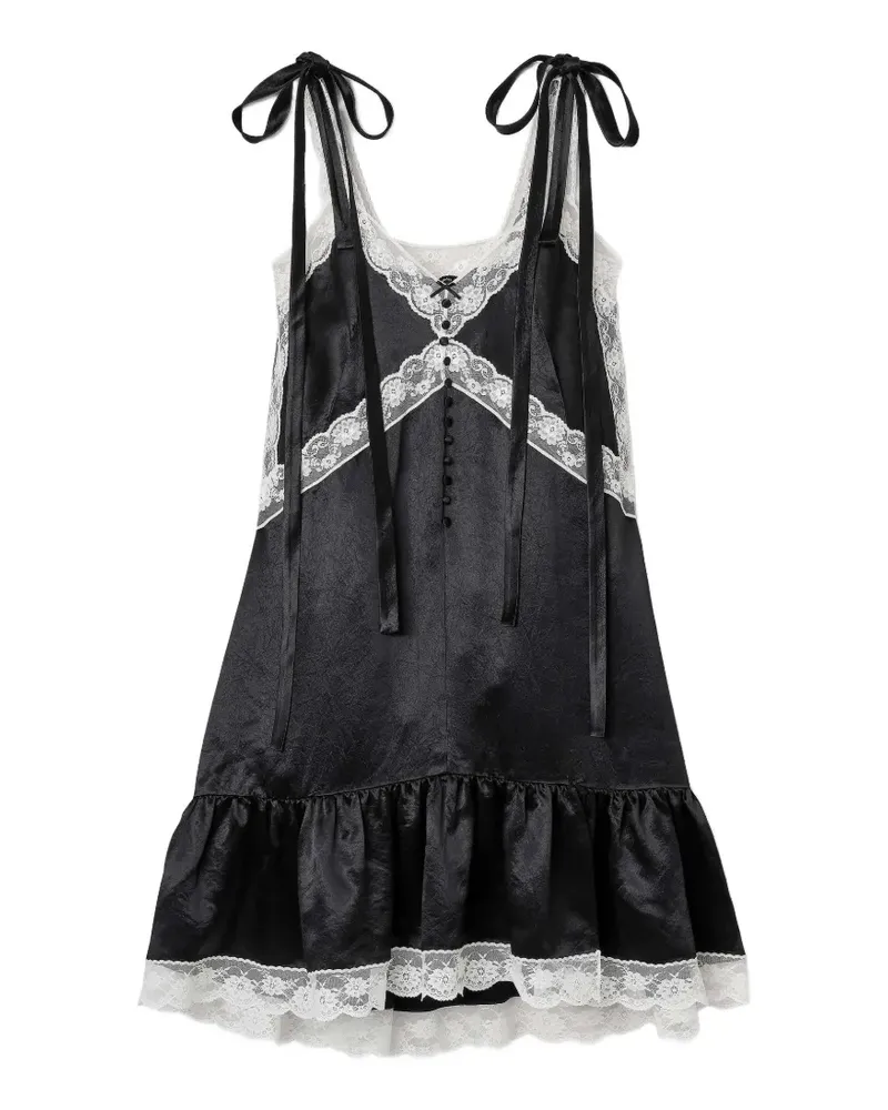 Marc Jacobs Schwarzes Midikleid Schwarz