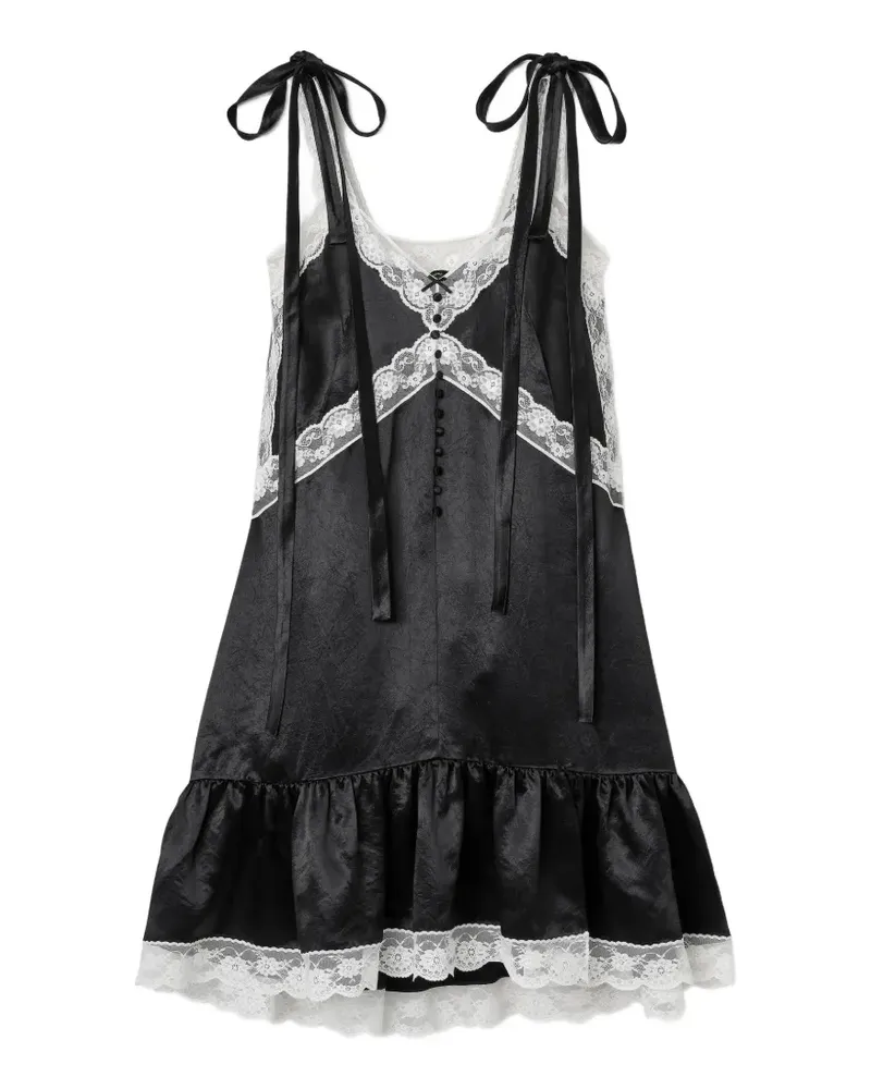 Marc Jacobs Schwarzes Midikleid Schwarz