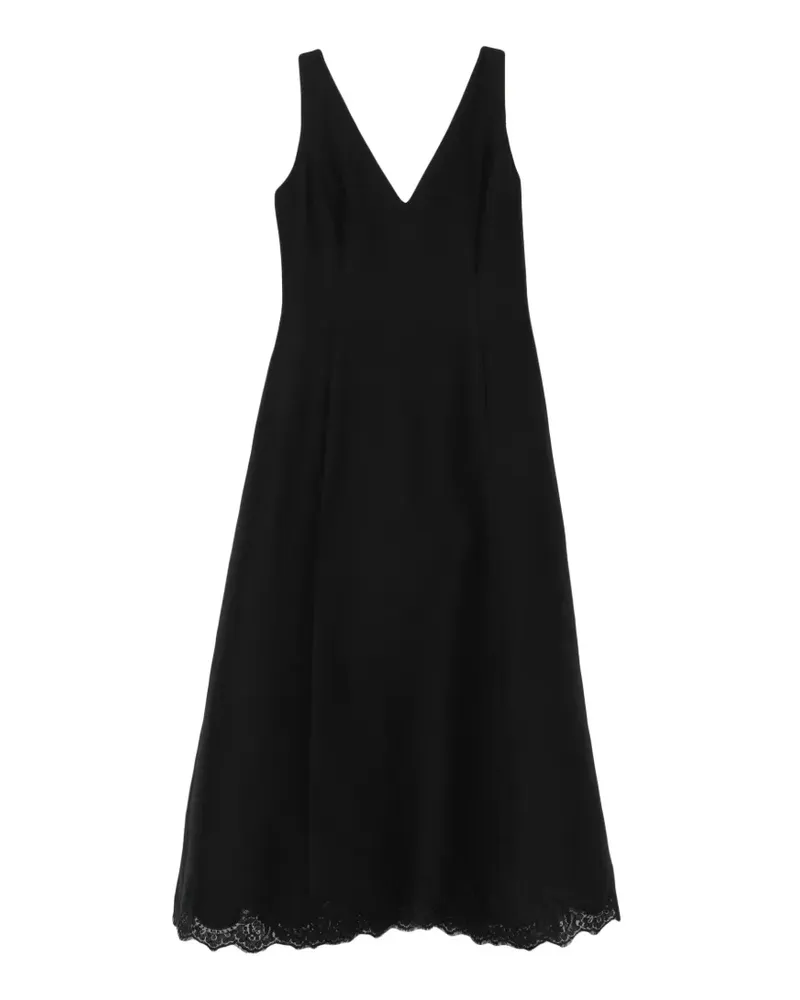Valentino Garavani Ärmelloses Midikleid - Schwarz Schwarz