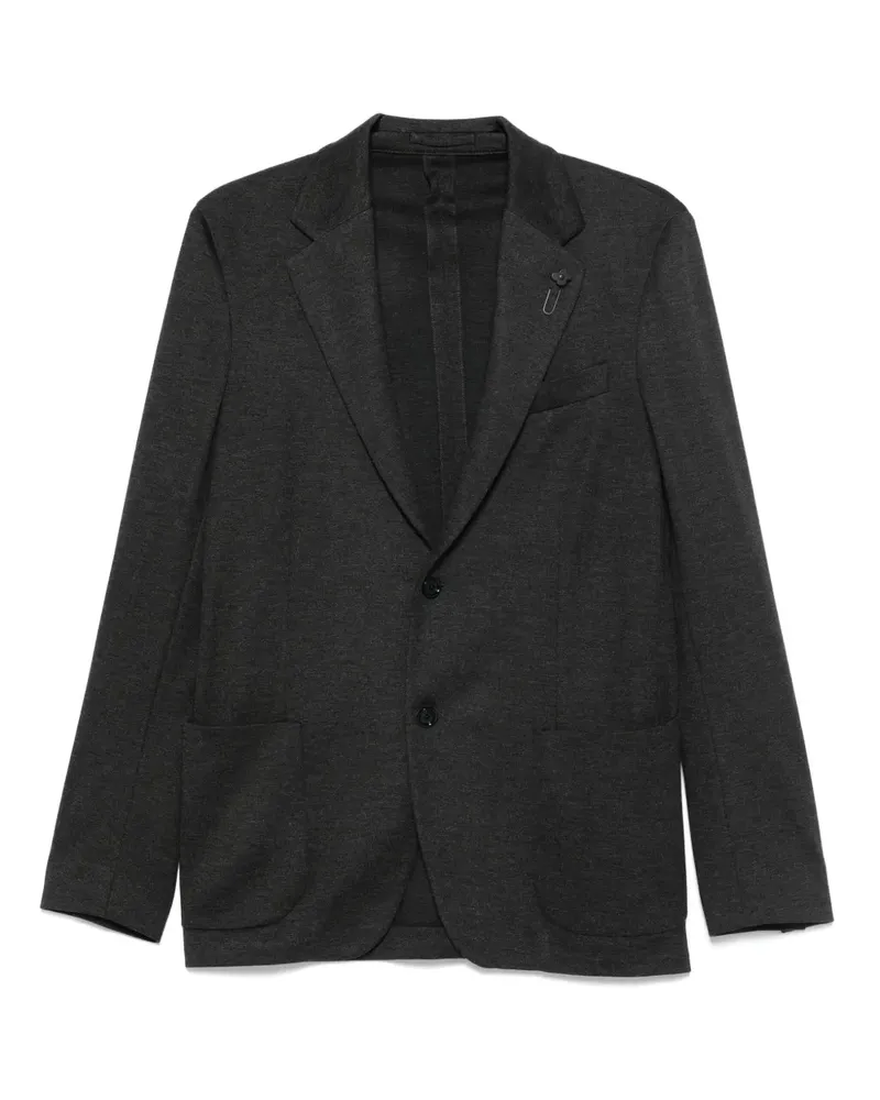 LARDINI Jacke mit aufgesetzten Taschen - Grau Grau