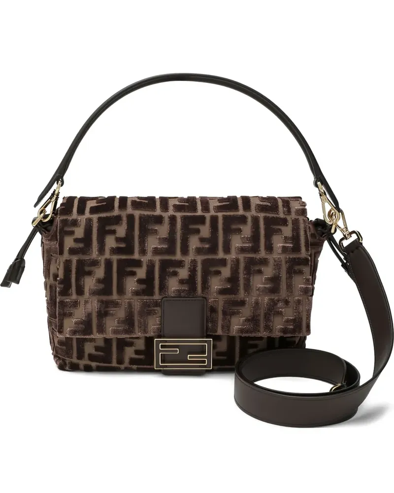 Fendi Mamma Baguette pattern tote bag - Braun Braun