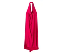 Maxikleid aus Satin - Rosa