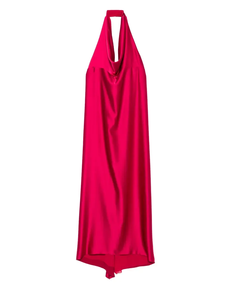 Blanca Maxikleid aus Satin - Rosa Rosa