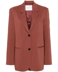 forte_forte Einreihiger Blazer Rot